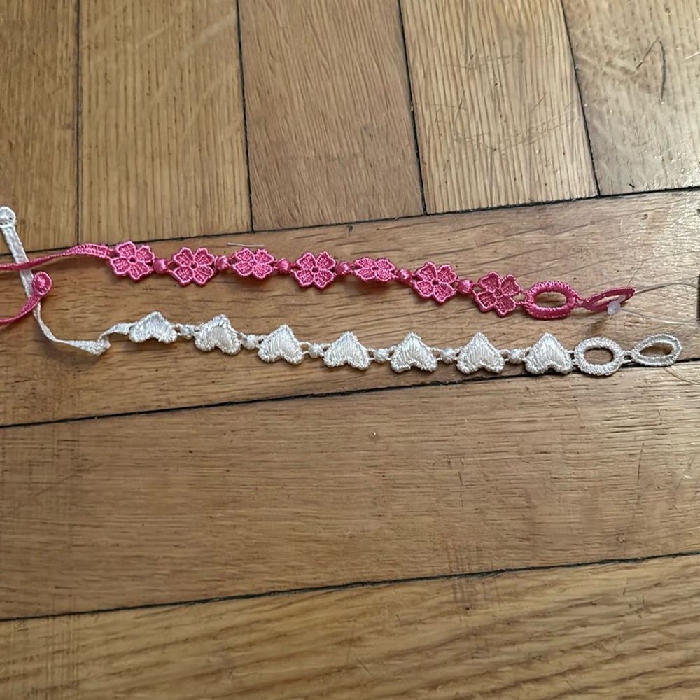Two Italian Laceez bracelets!
